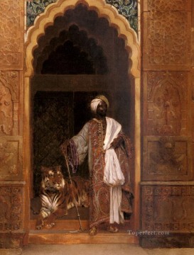 La Guardia de Palacio pintor árabe Rudolf Ernst Pinturas al óleo